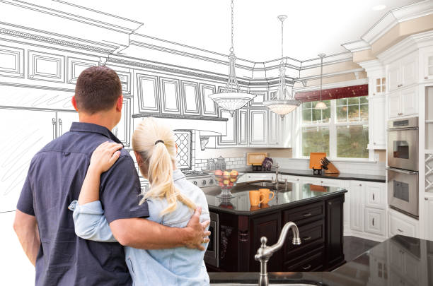 Professional Cabinet Installation technician working in Victoria, MN